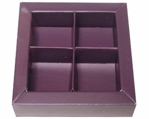 Windowbox 66x66x19mm 4 division fig 